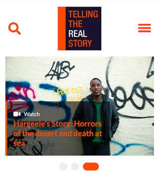 Telling the real story (UNHCR) - Mobile